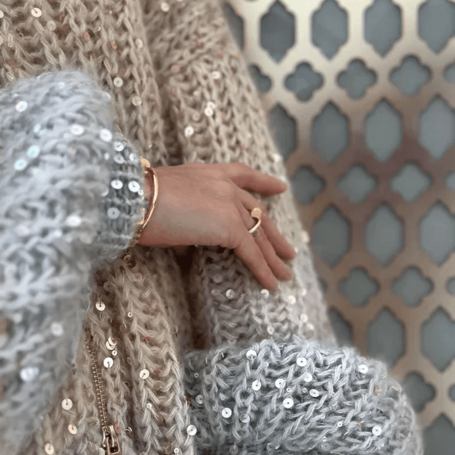 Gloria - Oversized Sparkly Sweater
