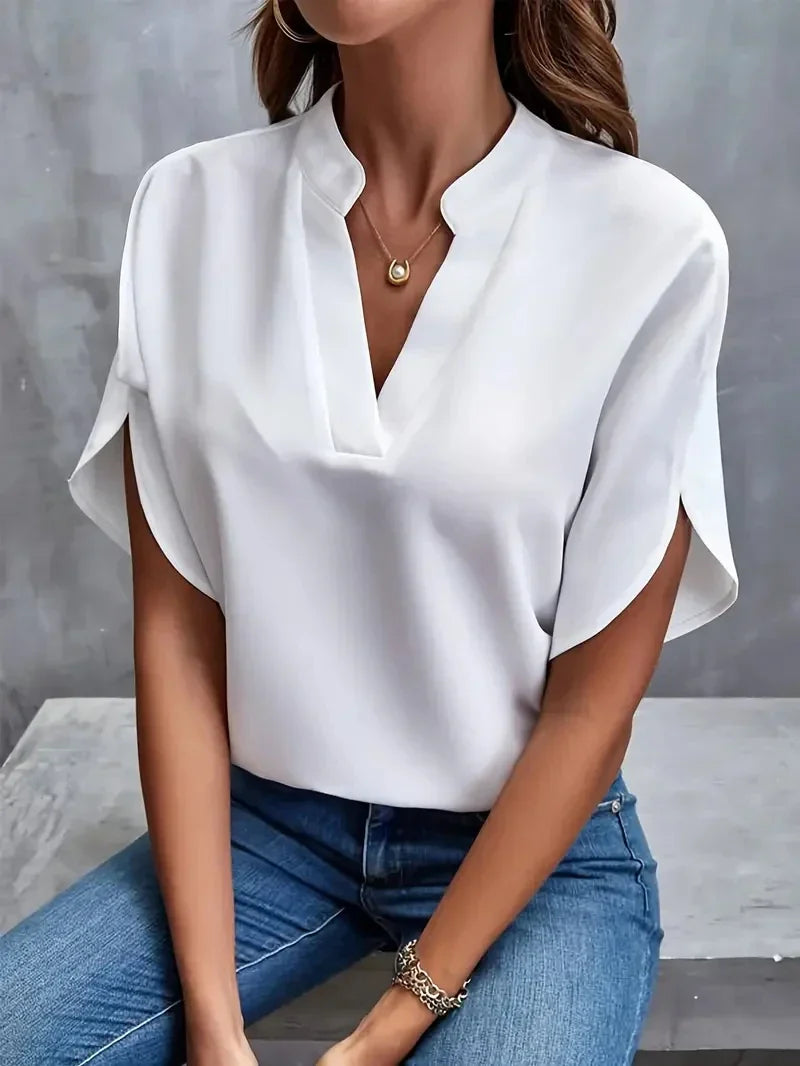 Dames™ - Classic V-Neck Top