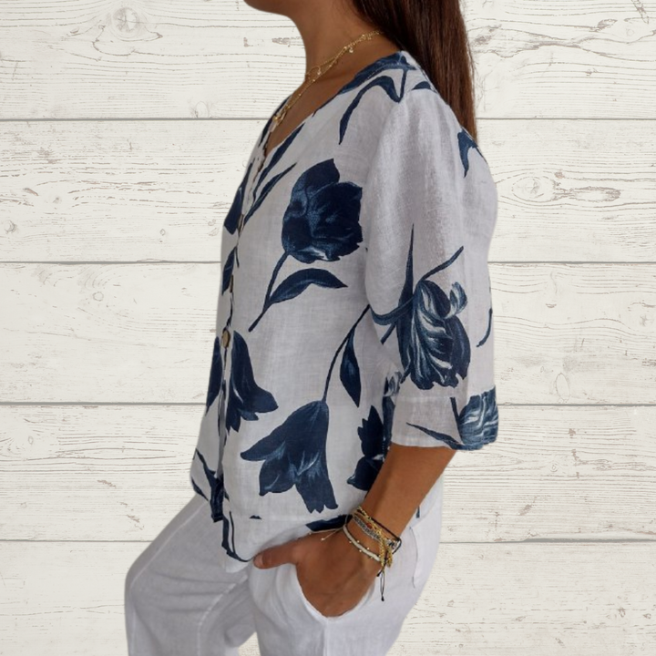 Miranda - Floral Print Blouse