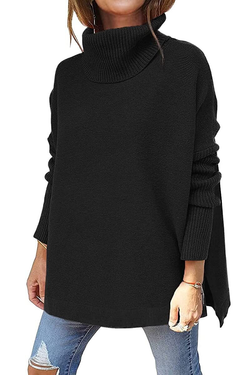 Erica - Women's Tricot Sweater With Stand Collar