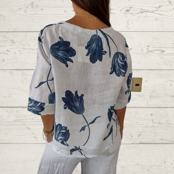 Miranda - Floral Print Blouse