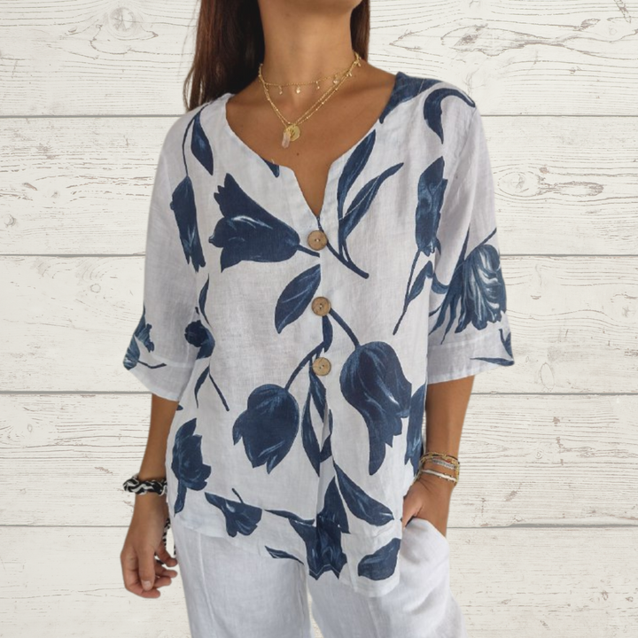 Miranda - Floral Print Blouse