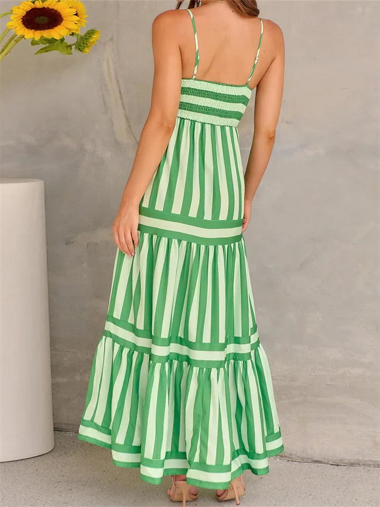 Elsie - Coastal Stripes Dress