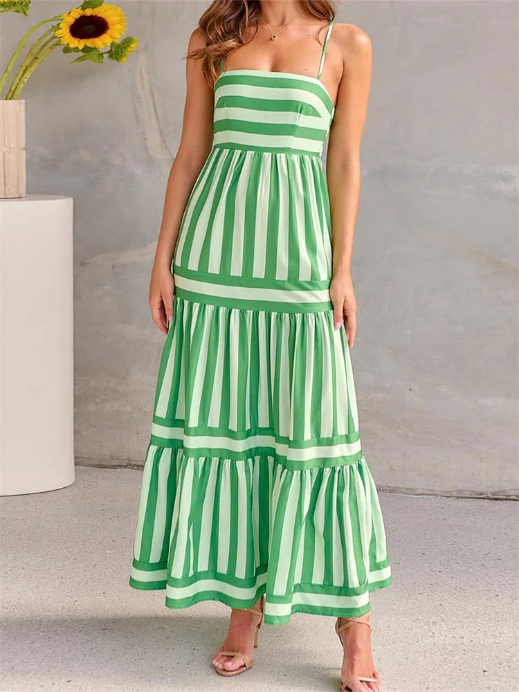 Elsie - Coastal Stripes Dress