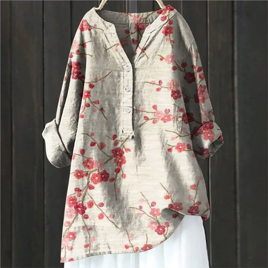 Margo™ - Casual Blouse with Floral Print