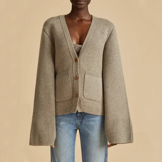 Fiona - Knitted Wool Cardigan