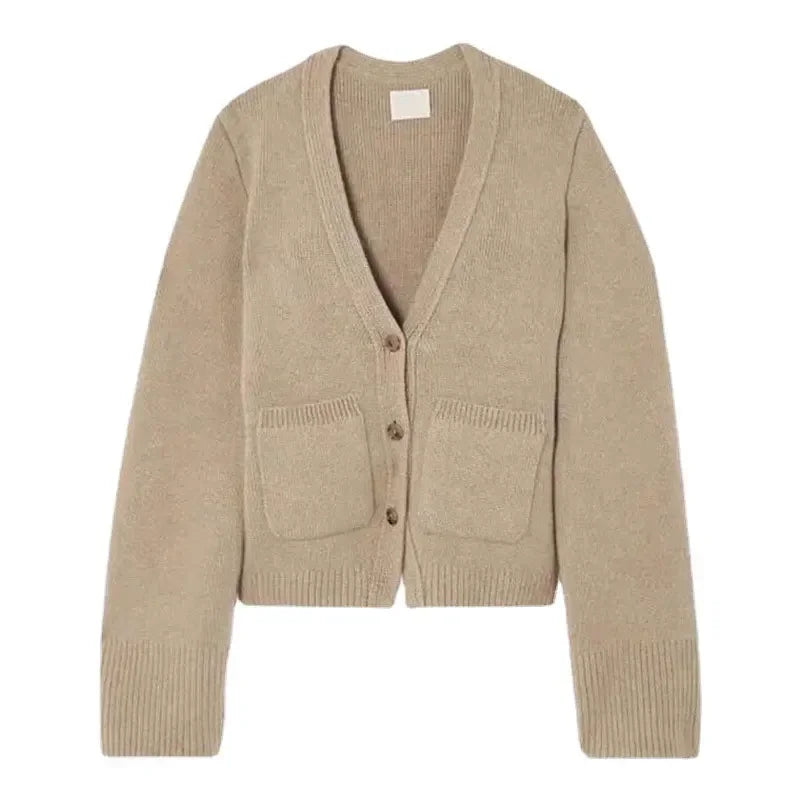 Fiona - Knitted Wool Cardigan