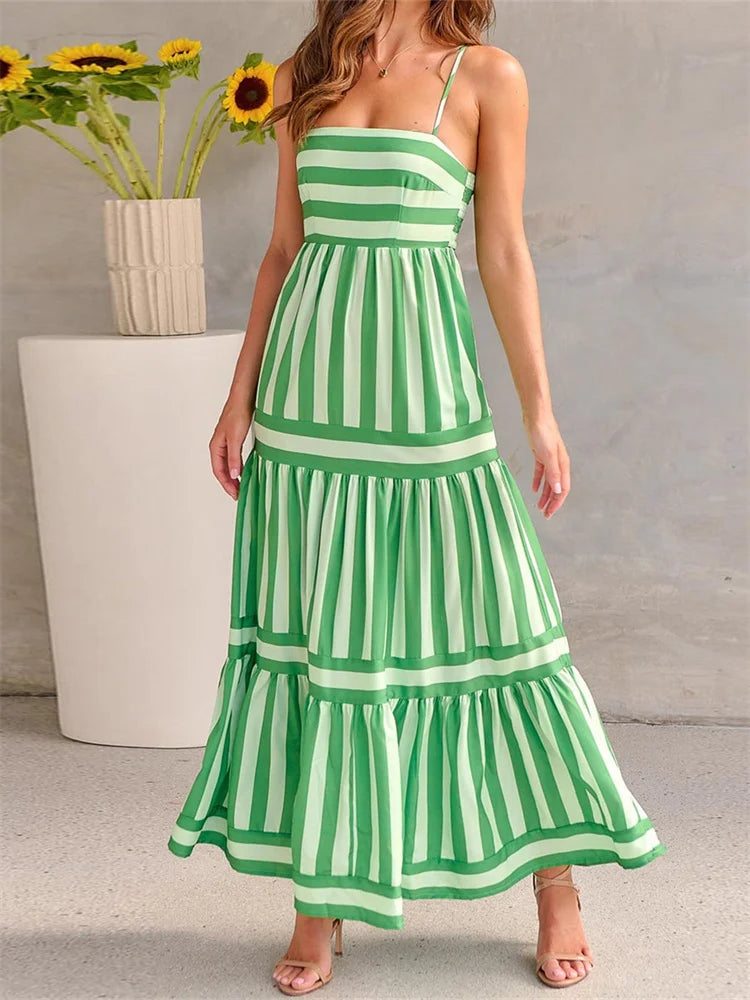 Elsie - Coastal Stripes Dress