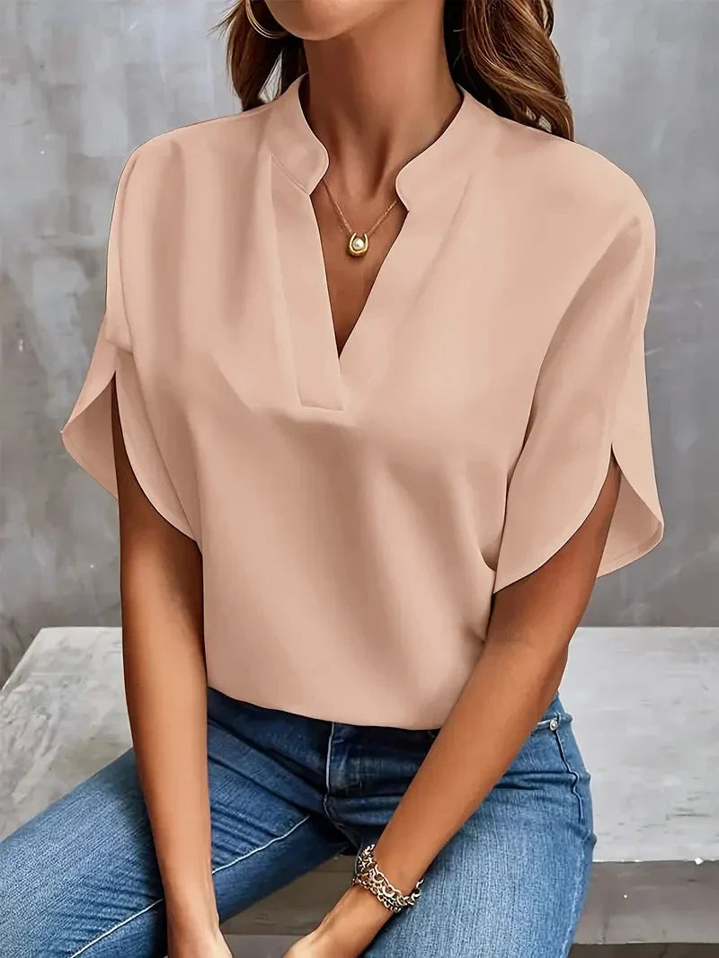 Dames™ - Classic V-Neck Top