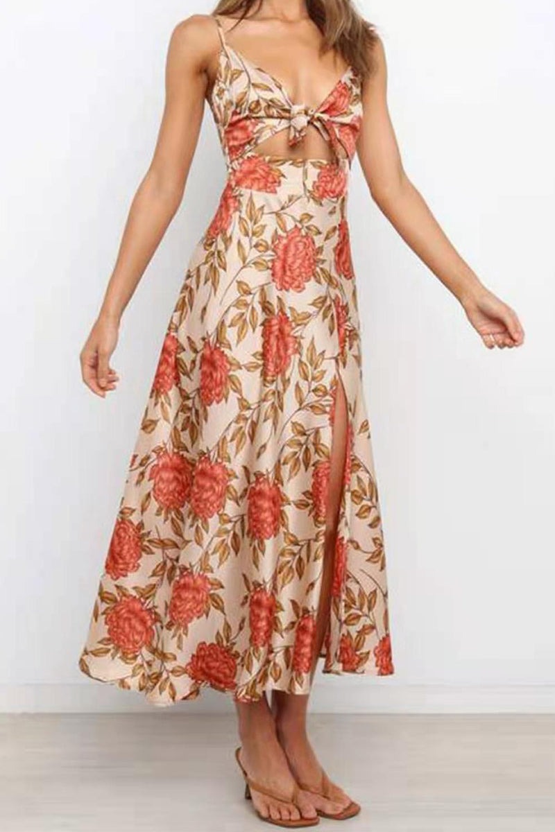 June - Summer Flower Print Dress