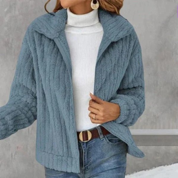 Jenni - Casual Plush Cardigan